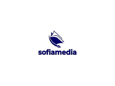sofamedia branding business design flat logo logodesign logoinspiration logos media logo simple vector
