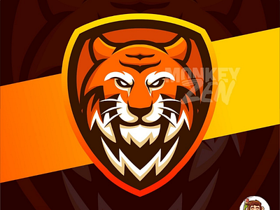 Tiger E-sport Mascot logo tiger mascot