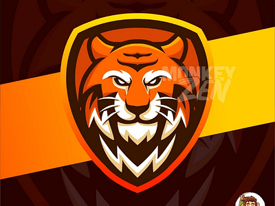 Tiger E-sport Mascot logo