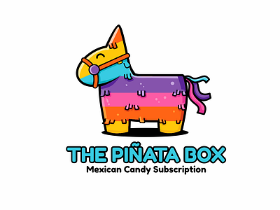 pinata cartoon charachter design illustration logo mascot pinata vector