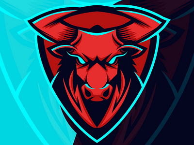 Redbull e-sport logo bull esport game gamer logo redbull shiled sport