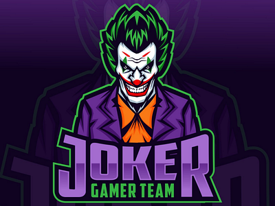 Joker e-sport logo design by MonkeyZen on Dribbble
