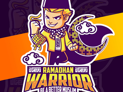 ramadhan warrior, muslim  tshirt design  *old design