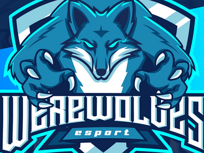 Werewolves Mascot E-sport logo character e sport esportlogo esportlogodesign gamer gamericon logo logos mascot twitch werewolves wolf wolves