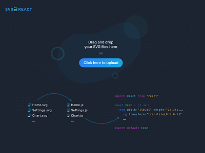 SVG 2 React home page