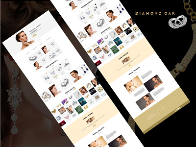 Jewelry Shop diamond diamond shop ecommerce ecommerce design ecommerce shop gold platinum website design