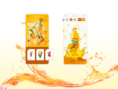 Juice App app drinks ecommerce ecommerce shop fruit juice juice app juice bar juices juicy