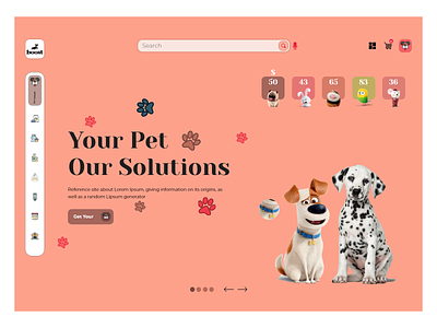 Pet Lover design ecommerce ecommerce design ecommerce shop pet pet accessories pet care pet shop pets ui website design