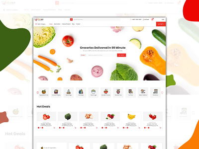 Grocery Shop branding ecommerce ecommerce design ecommerce shop grocery grocery shop online shop website design