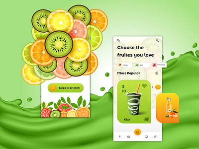 Juice App Interface Design