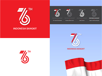 Logo 67 Tahun Kemerdekaan Republik Indonesia branding design flat icon illustration indonesia logo typography