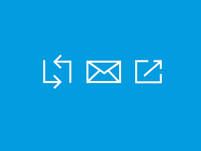 Slab icons convert email icons line minimal modern share sharp slab square subscribe