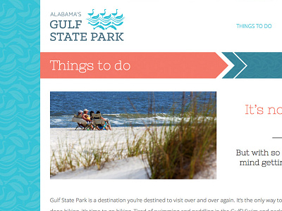 Alabama Gulf State Park cms digital strategy mobile responsive web development website wordpress