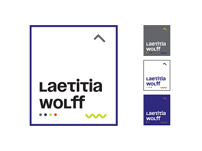 Laetitia Wolff Consulting brand consulting logo identity logo