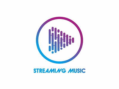 Streaming Music branding corel draw design dribbble icon illustration logo logo maker logo music logodesign logodesigner logotype music music logo musiclogo professor design professordesign streaming music typography vector