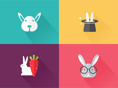 Rabbit Icons icon illustration rabbit icon