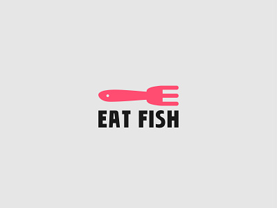 Eat Fish Logo logo logodesign restaurant