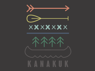 Camp Icons 02 arrow camp canoe icons paddle simple tree