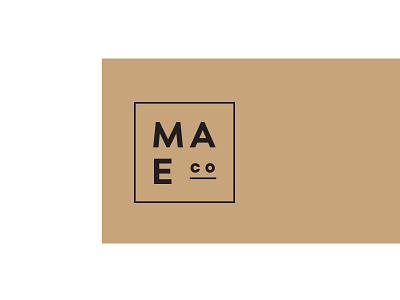 Mae Design Co Stamp brand emblem logo mark stamp