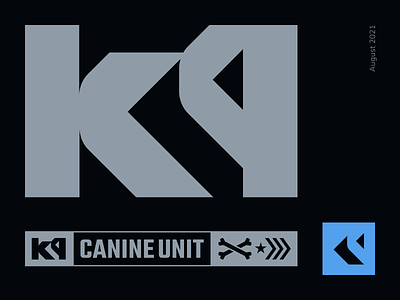 K9 branding design digital dog hero icon logo police service ui