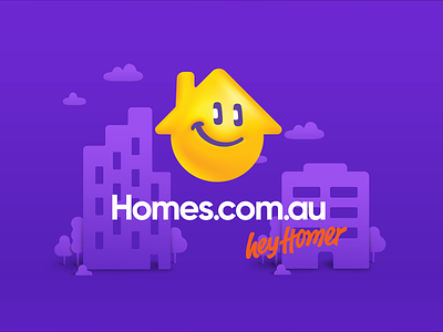 Homes.com.au 3d animation app branding design graphic design icon illustration logo motion graphics typography ui ux