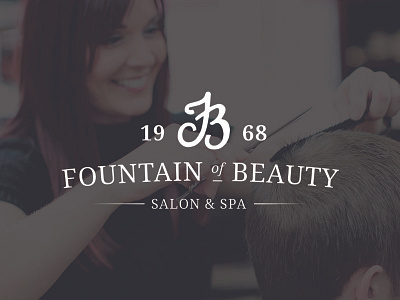 Salon & Spa Logo Rebrand beauty branding emblem identitiy interlocking lettering logo salon script spa