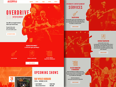 Modern Grunge Web Design agency desktop event grunge homepage landing modern music ui web design website
