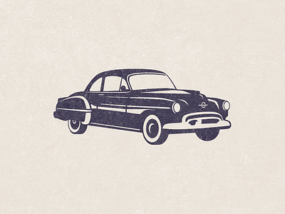 Vintage Car branding car classic illustration logo mid century retro speedster vintage