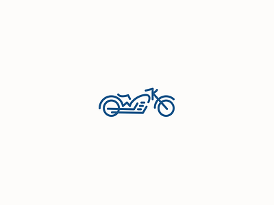 WK Motorcycle Logo bike branding illustration line logo motorcycle outline wk