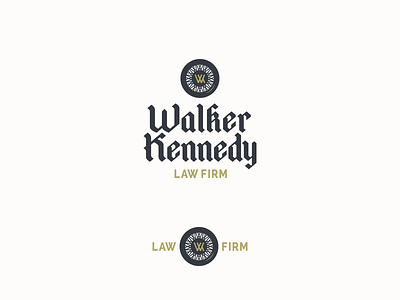 WK Lockup bike blackletter branding illustration law line logo motorcycle tire typography wk