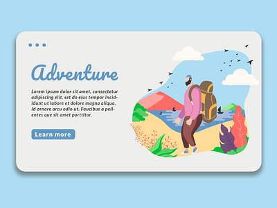 Adventure Landing Page