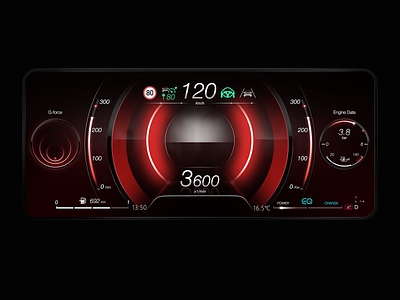 HMI car dashboard