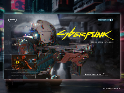 Cyberpunk 2077 app ui 品牌 插图