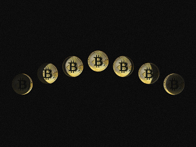 Bitcoin 10 Year Anniversary illustration photoshop