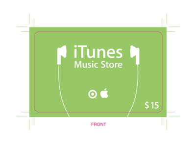 Original iTunes Prepaid Card (Target Dist.)