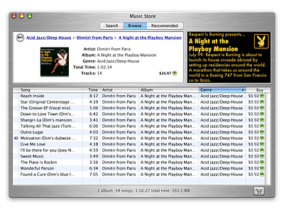 Original iTunes Store concept design explorations (circa 2002) apple concept interaction design itunes itunes store vaulted design