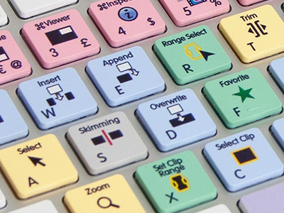 Glyph design for Final Cut Pro & Logic Pro editing keyboard