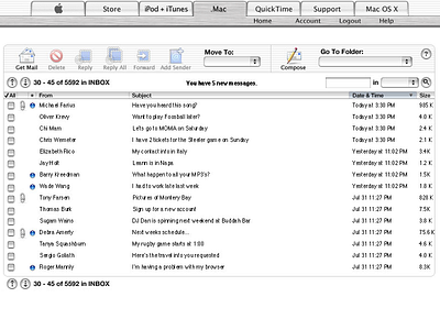 Apple WebMail