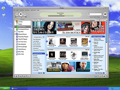 iTunes for Windows apple hell froze over itunes music music design pc store windows