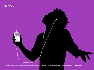 ipod ads silhouette