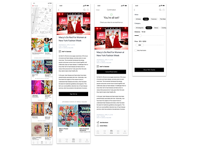 Eventing Macy's event event app events events app retail retail design