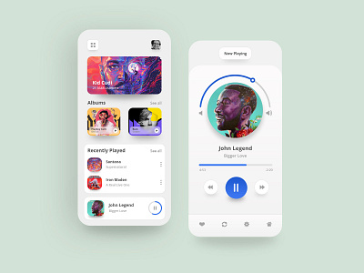 Music Streaming App design mobile ui ui design
