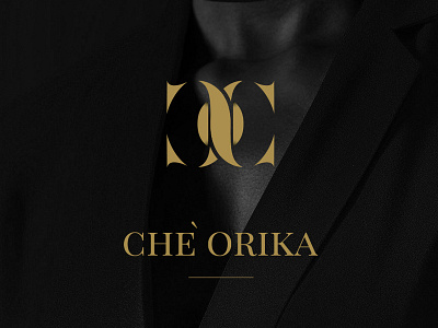 The Che orika luxury clothing line. branding lettermark logo monogram logo vector