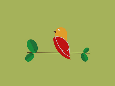 Minimal bird illustration