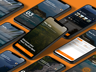 Guideme - The travel app lifestyle luxury travel app ui ux