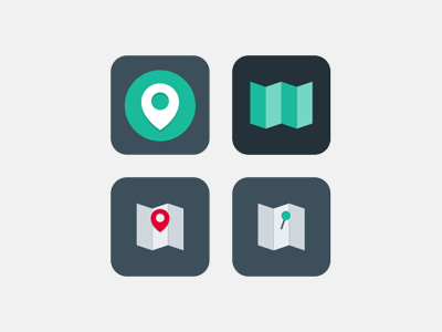 Mark exploration app events exploration icon logo map mark pin