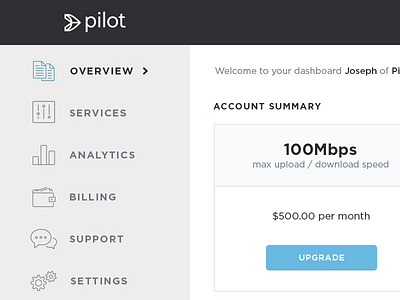 Dashboard Navigation