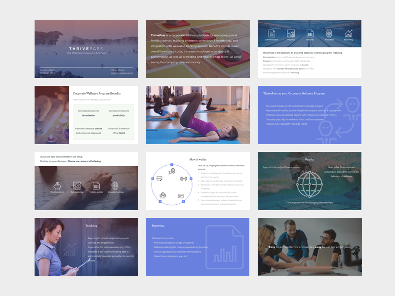 Thrivepass - Sales Deck sales sales deck pitch deck investor deck startup pitch deck investors keynote powerpoint