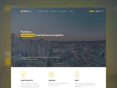 Startup - Landing Page design hero home homepage landing page startup web yellow