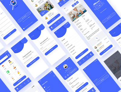 Maid Finder creative finder maid mobile app mockup design sketch ui ux uidesign